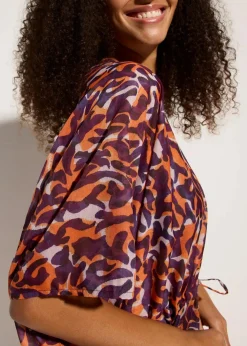 Damen bonprix Strandmode|Bademode·Strandmode|Strandkimono mit Bindedetail