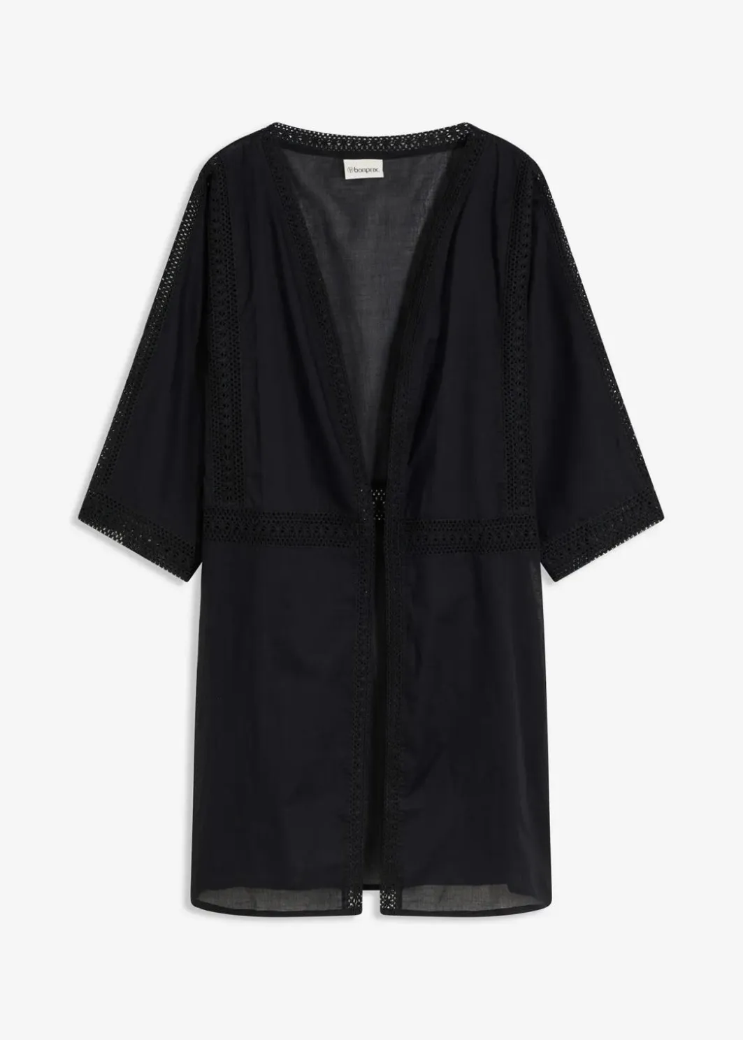 Outlet Strandkimono mit Spitze Damen Strandmode|Bademode·Strandmode