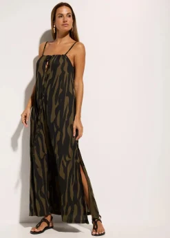 Damen bonprix Strandmode|Bademode·Strandmode|Strandkleid aus fließender Viskose