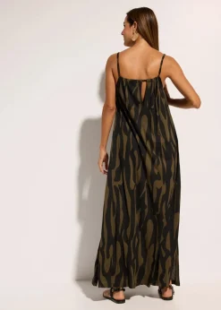 Damen bonprix Strandmode|Bademode·Strandmode|Strandkleid aus fließender Viskose