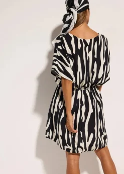 Clearance Strandkleid aus fließender Viskose Damen Strandmode|Bademode·Strandmode
