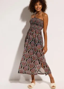 Online Strandkleid aus leichtem Chiffon Damen Strandmode|Bademode·Strandmode