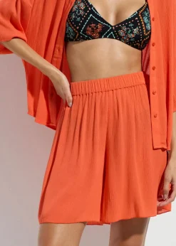 Best Strandshorts aus fließender Viskose Damen Mix & Match|Strandmode