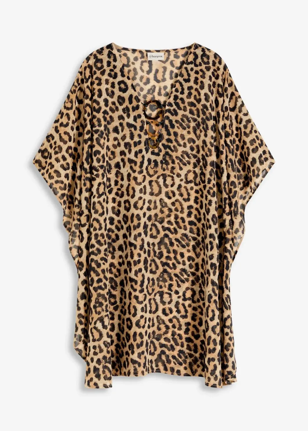Damen bonprix Strandmode|Bademode·Strandmode|Strandtunika aus leichtem Chiffon