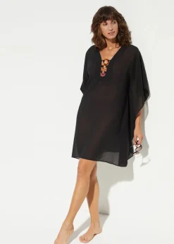 Damen bonprix Strandmode|Bademode·Strandmode|Strandtunika aus leichtem Chiffon