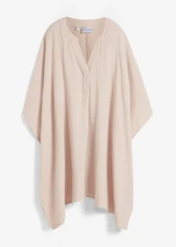 New Strandtunika aus luftigem Musselin Damen Kleider|Bekleidung·Pullover & Strickjacken