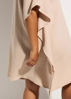 New Strandtunika aus luftigem Musselin Damen Kleider|Bekleidung·Pullover & Strickjacken