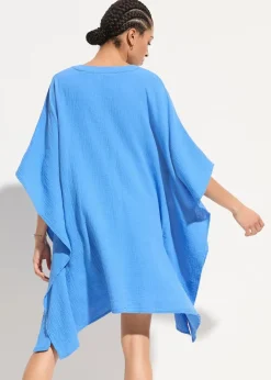 Damen bonprix Kleider|Bekleidung·Pullover & Strickjacken|Strandtunika aus luftigem Musselin