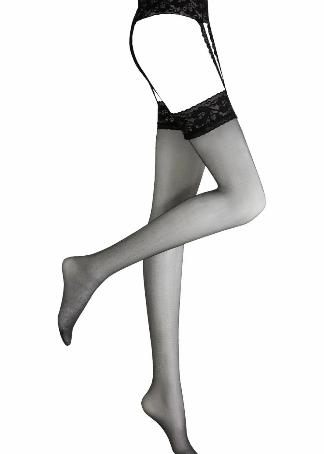 Damen bonprix Wäsche·Socken & Strumpfhosen|Wäsche·Erotikwäsche|Strapsstrümpfe mit Gürtel 20 DEN