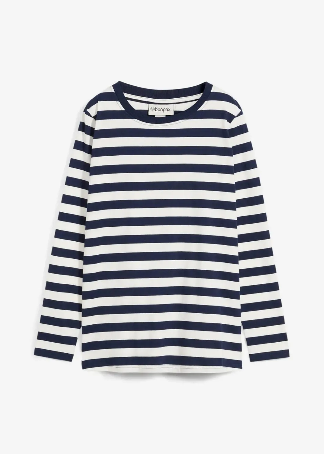 Discount Streifenshirt aus reiner Bio-Baumwolle Damen Shirts & Tops|Basics