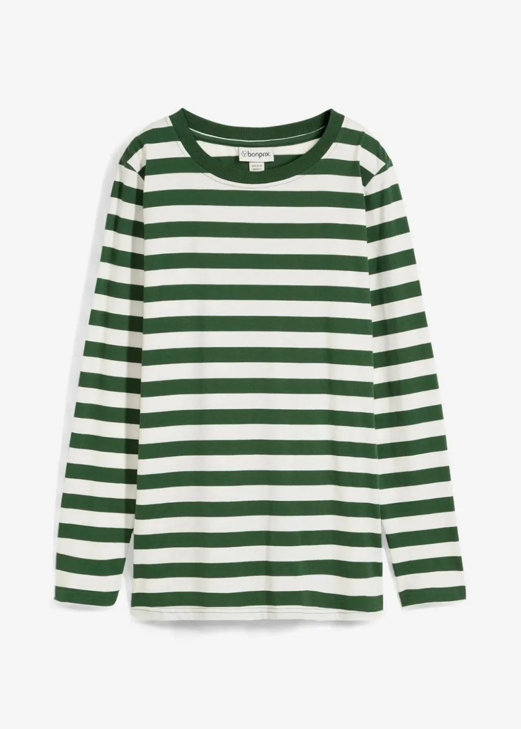 Damen bonprix Bekleidung·Röcke|Nachhaltigere Materialien|Streifenshirt aus reiner Bio-Baumwolle