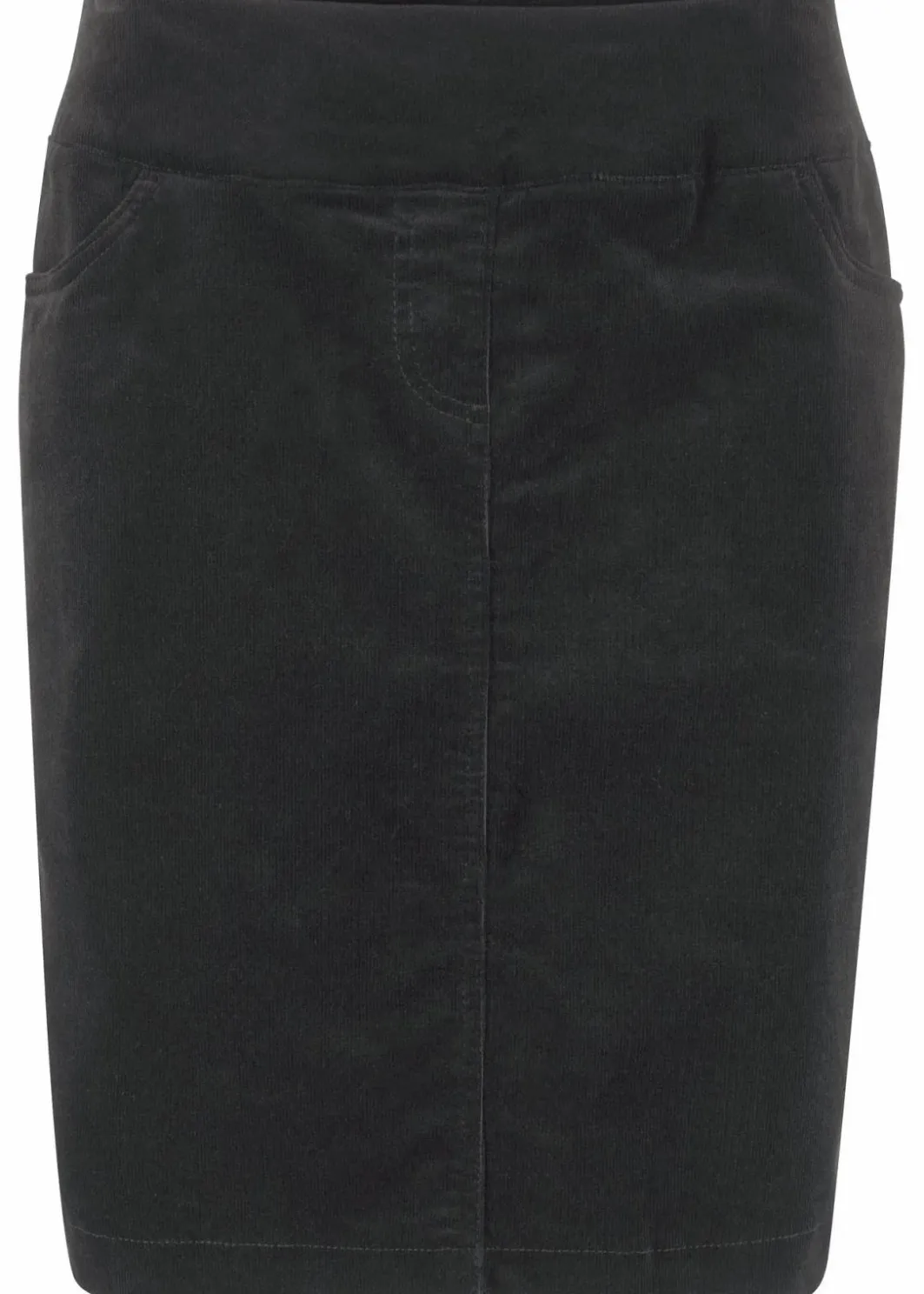 Damen bonprix Bekleidung·Sportbekleidung|Röcke|Stretch Baumwoll-Cordrock mit Bequembund