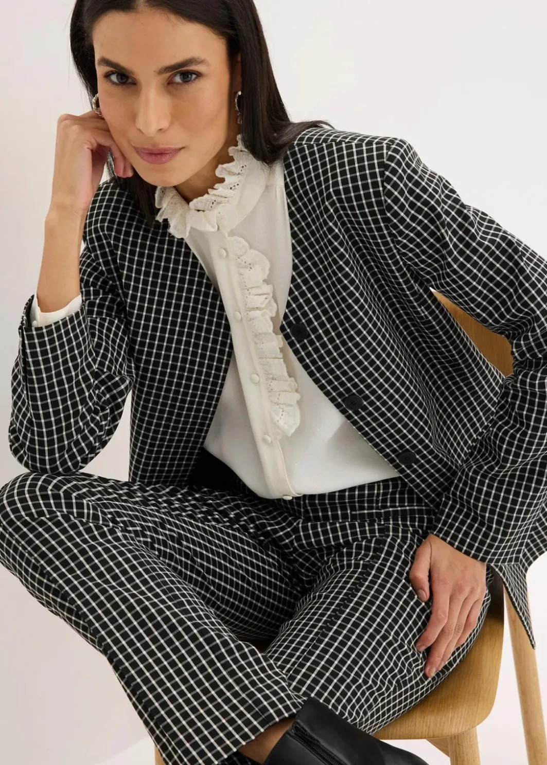 Damen bonprix Blazer|Bekleidung·Basics|Stretch Blazer aus Bengalin