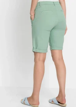 Damen bonprix Hosen|Shorts|Stretch-Bermuda