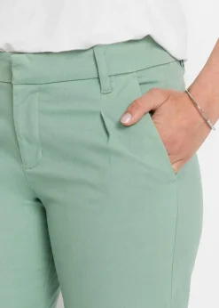 Damen bonprix Hosen|Shorts|Stretch-Bermuda
