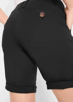 Damen bonprix Hosen|Shorts|Stretch-Bermuda