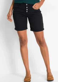 Damen bonprix Bekleidung·Outdoorbekleidung|Bekleidung·Kleider|Stretch-Bermuda