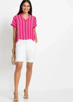 Clearance Stretch-Bermuda Damen Hosen|Shorts
