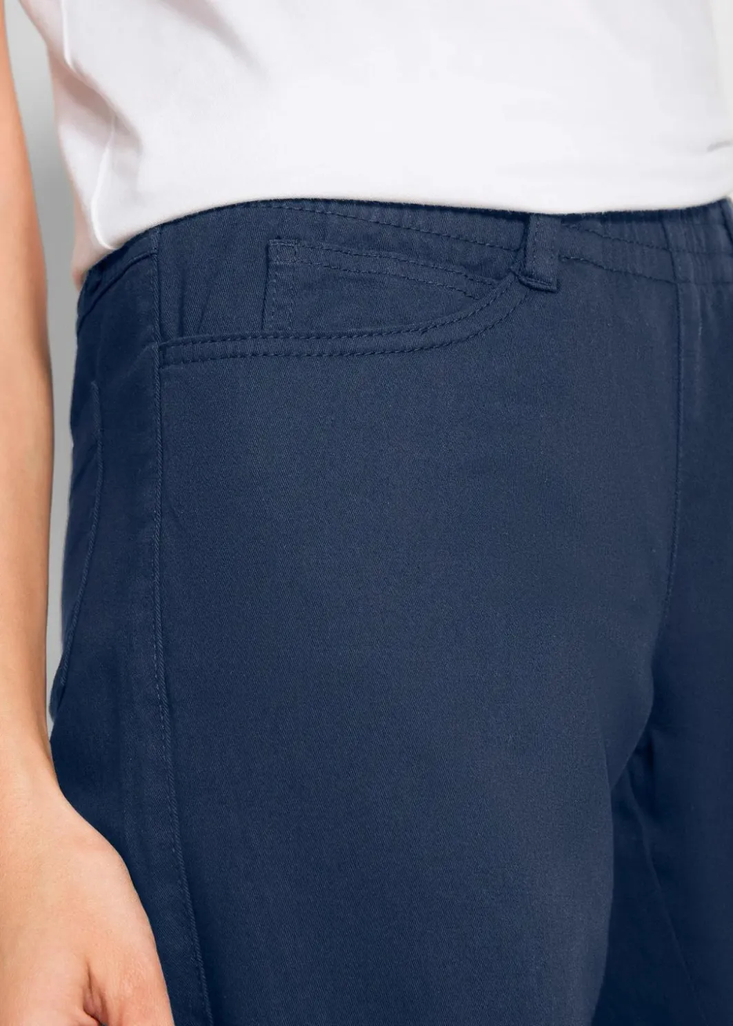 Damen bonprix Shorts|Bekleidung·Outdoorbekleidung|Stretch-Bermuda (2er Pack)