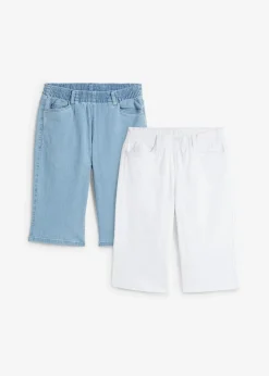 Outlet Stretch-Bermuda (2er Pack) Damen Shorts|Bekleidung·Outdoorbekleidung