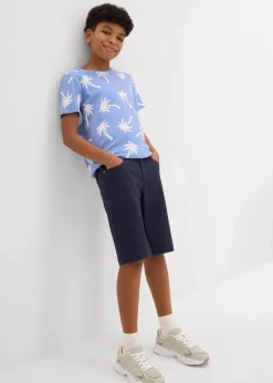 Kinder bonprix Jungen 9-16 Jahre·Shorts|Jungen 9-16 Jahre·Jeans|Stretch-Bermuda mit verstellbarem Bund, Regular Fit