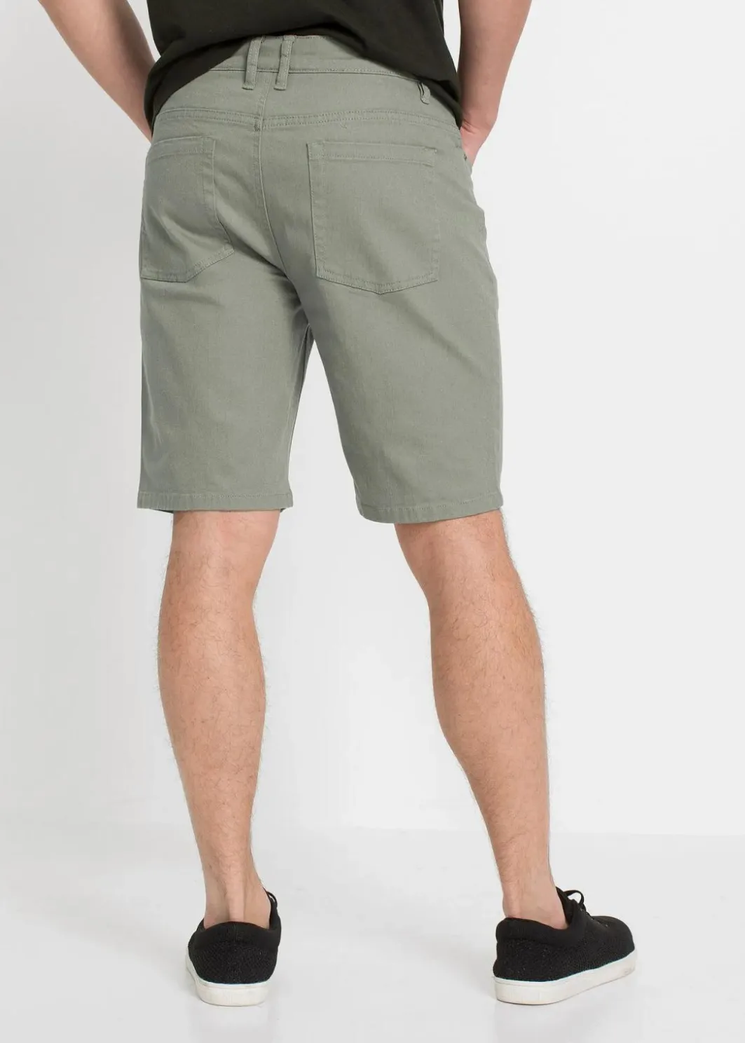 Herren bonprix Hosen|Basics|Stretch-Bermuda, Regular Fit (2er Pack)