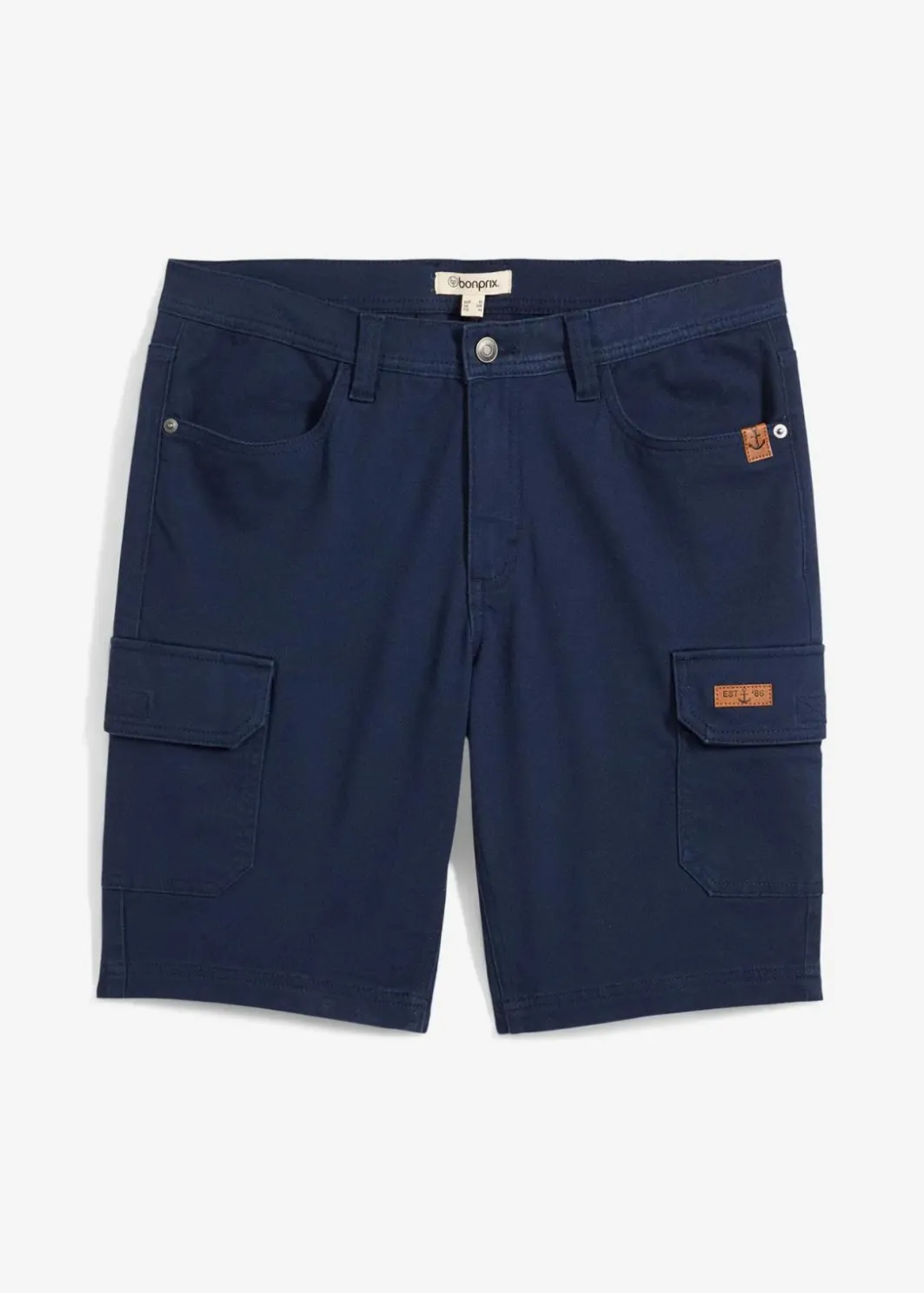 Stretch-Bermuda, Slim Fit Herren Hosen|Shorts