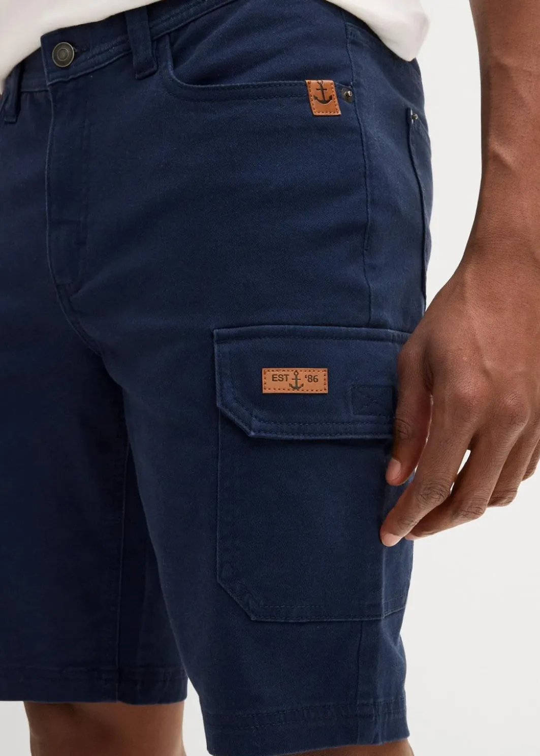 Stretch-Bermuda, Slim Fit Herren Hosen|Shorts