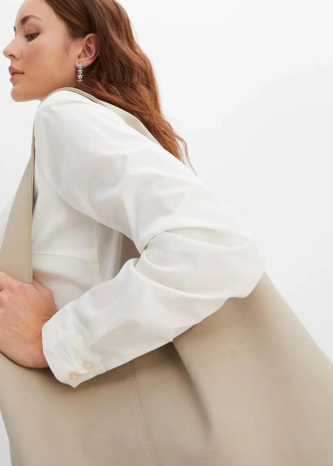 Clearance Stretch-Bluse Damen Blusen & Tuniken|Bekleidung·Jacken & Mäntel