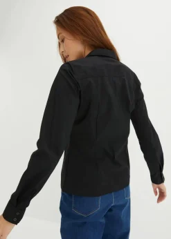 Damen bonprix Blusen & Tuniken|Bekleidung·Jacken & Mäntel|Stretch-Bluse
