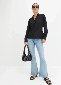 Damen bonprix Blusen & Tuniken|Bekleidung·Jacken & Mäntel|Stretch-Bluse