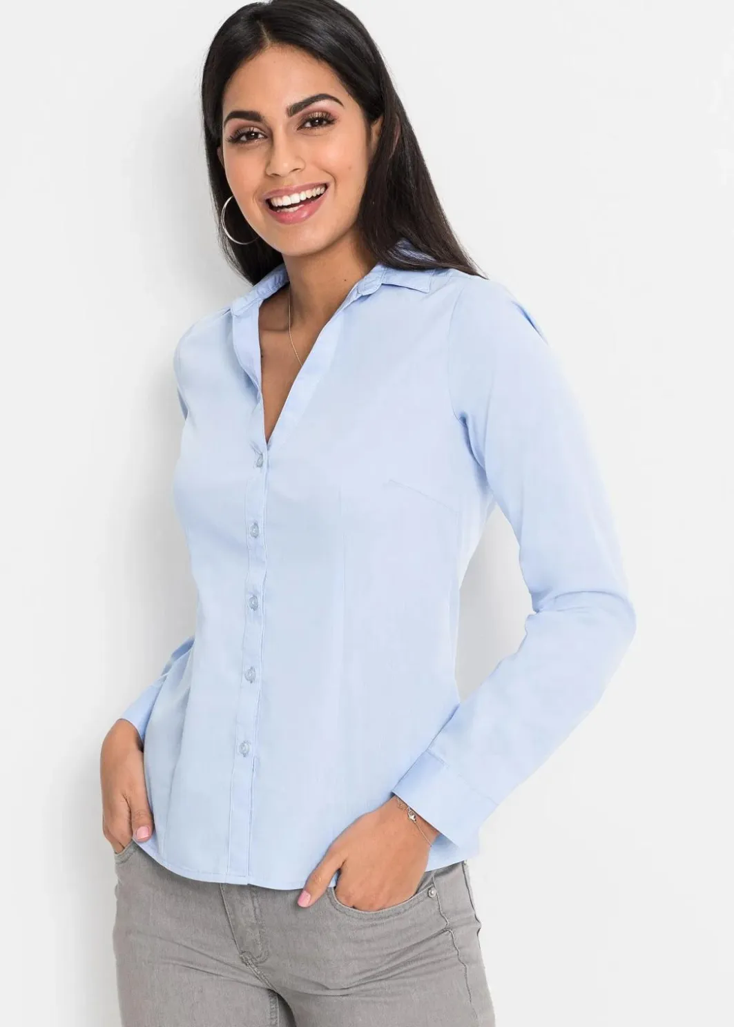 Online Stretch-Bluse Damen Blusen & Tuniken|Bekleidung·Jacken & Mäntel