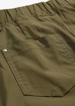 Damen bonprix Hosen|Stretchcapri mit Schlupfbund