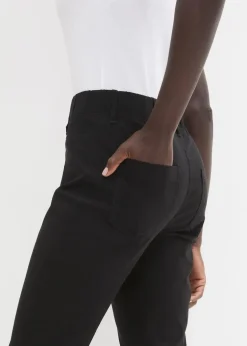 Stretchcapri mit Schlupfbund Damen Hosen
