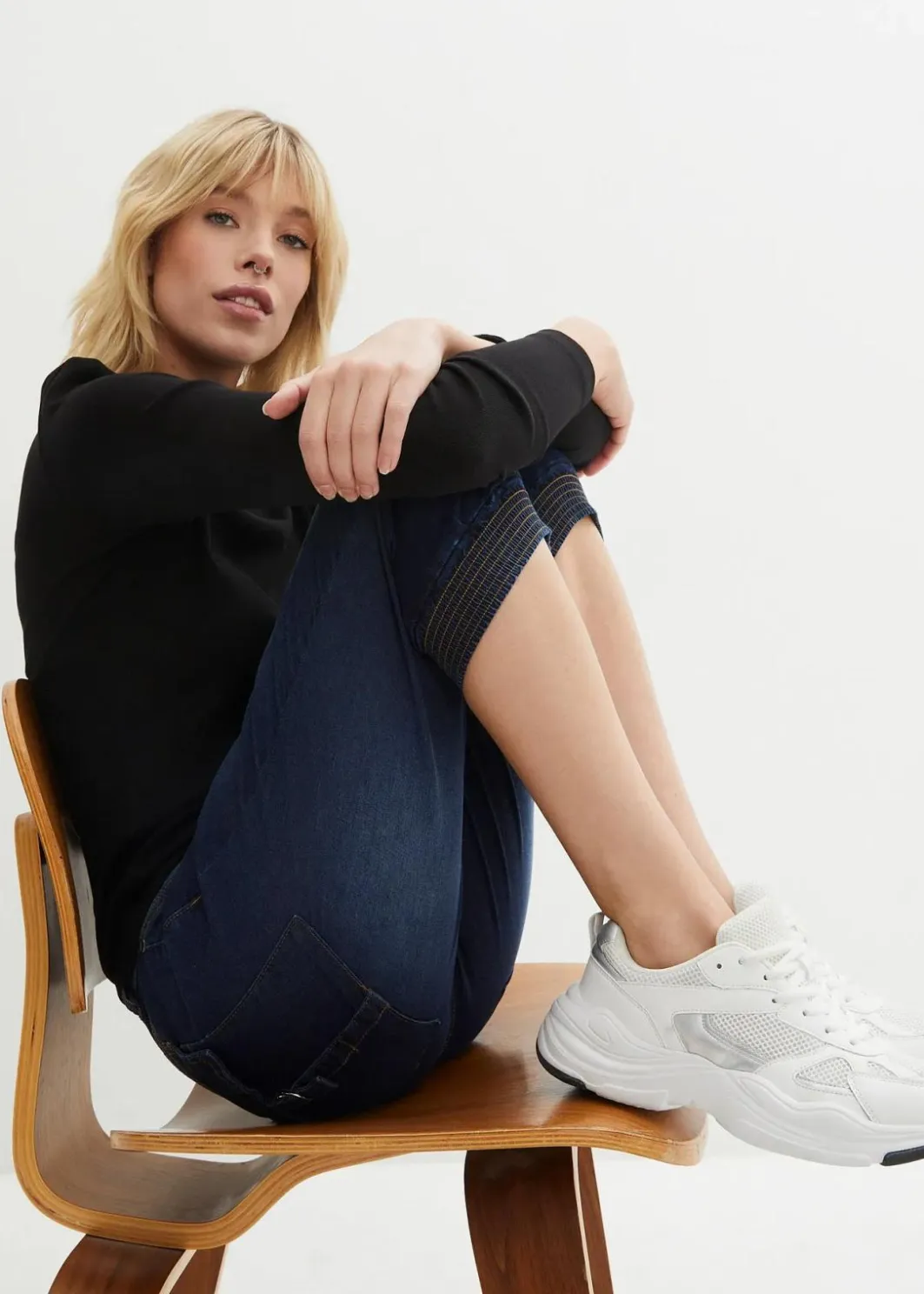 Sale Stretch-Capri-Jeans Damen Bekleidung·Shirts & Tops|Jeans