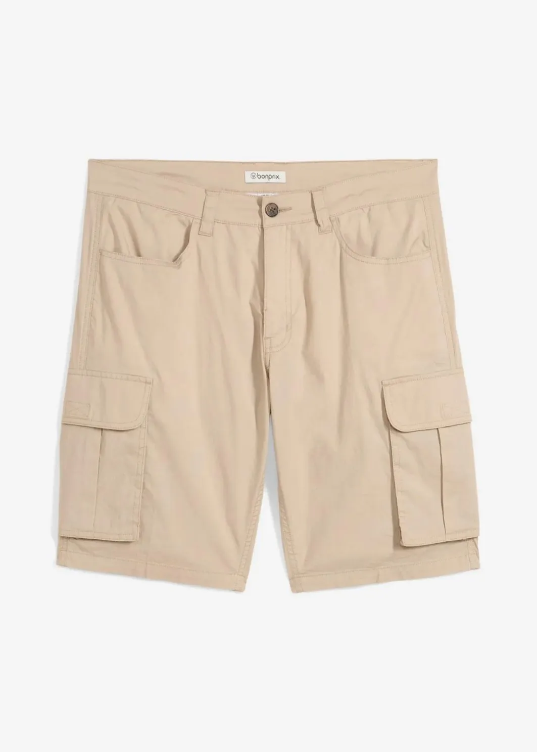 Stretch-Cargo-Bermuda, Regular Fit Herren Hosen|Shorts