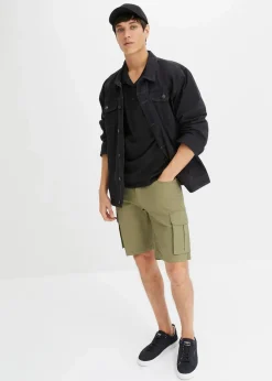 Herren bonprix Hosen|Shorts|Stretch-Cargo-Bermuda, Regular Fit