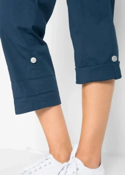 Sale Stretch-Cargo-Hose, 3/4-Länge Damen Hosen|Bekleidung·Kleider