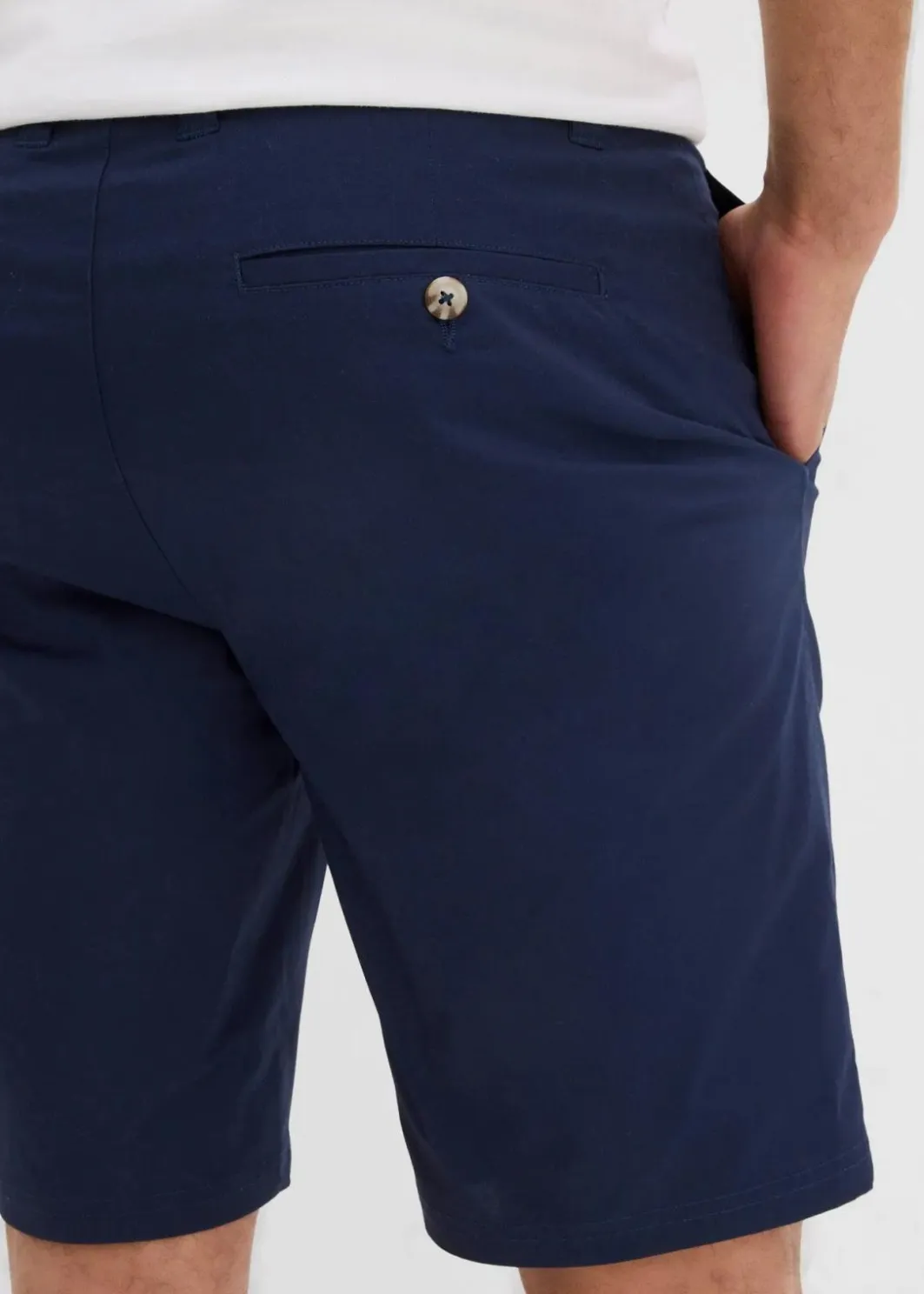 Herren bonprix Große Größen|Shorts|Stretch-Chino-Bermuda Regular Fit (2er Pack)