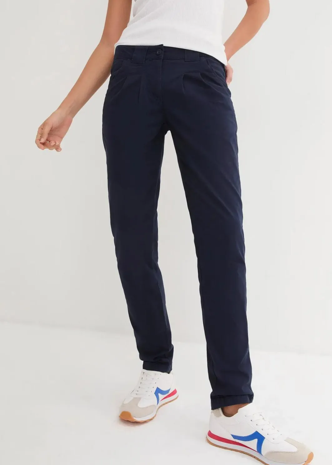 Stretch-Chinohose Damen Kurzgrößen|Hosen