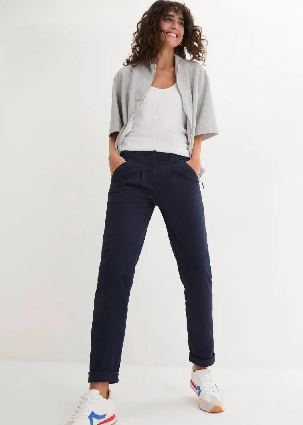 Stretch-Chinohose Damen Kurzgrößen|Hosen