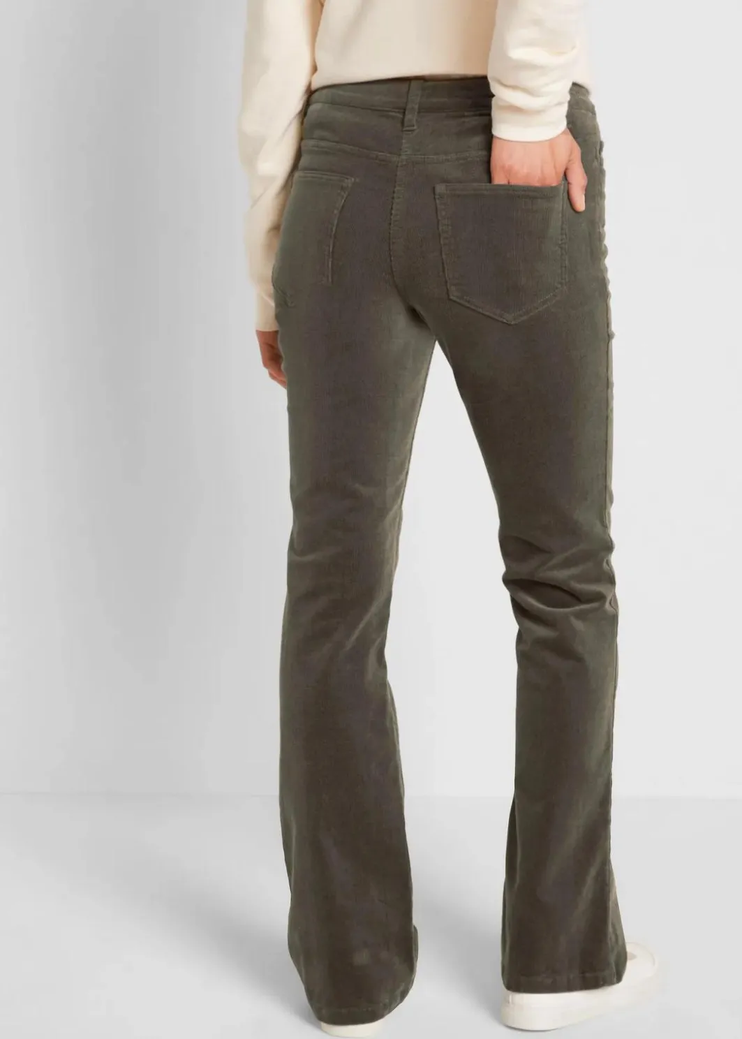 Damen bonprix Hosen|Bekleidung·Kleider|Stretch-Cordhose, Bootcut