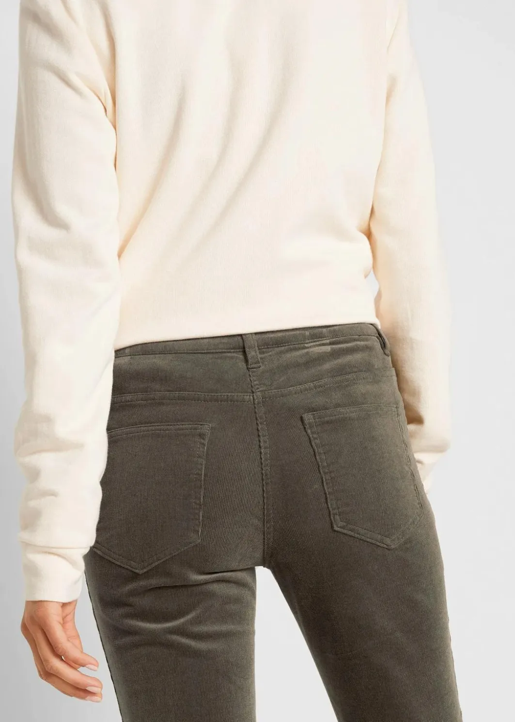Damen bonprix Hosen|Bekleidung·Kleider|Stretch-Cordhose, Bootcut