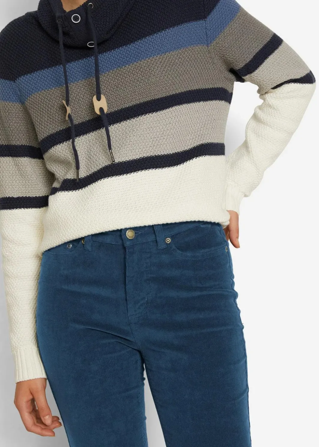 Hot Stretch-Cordhose, Skinny Damen Hosen|Bekleidung·Kleider