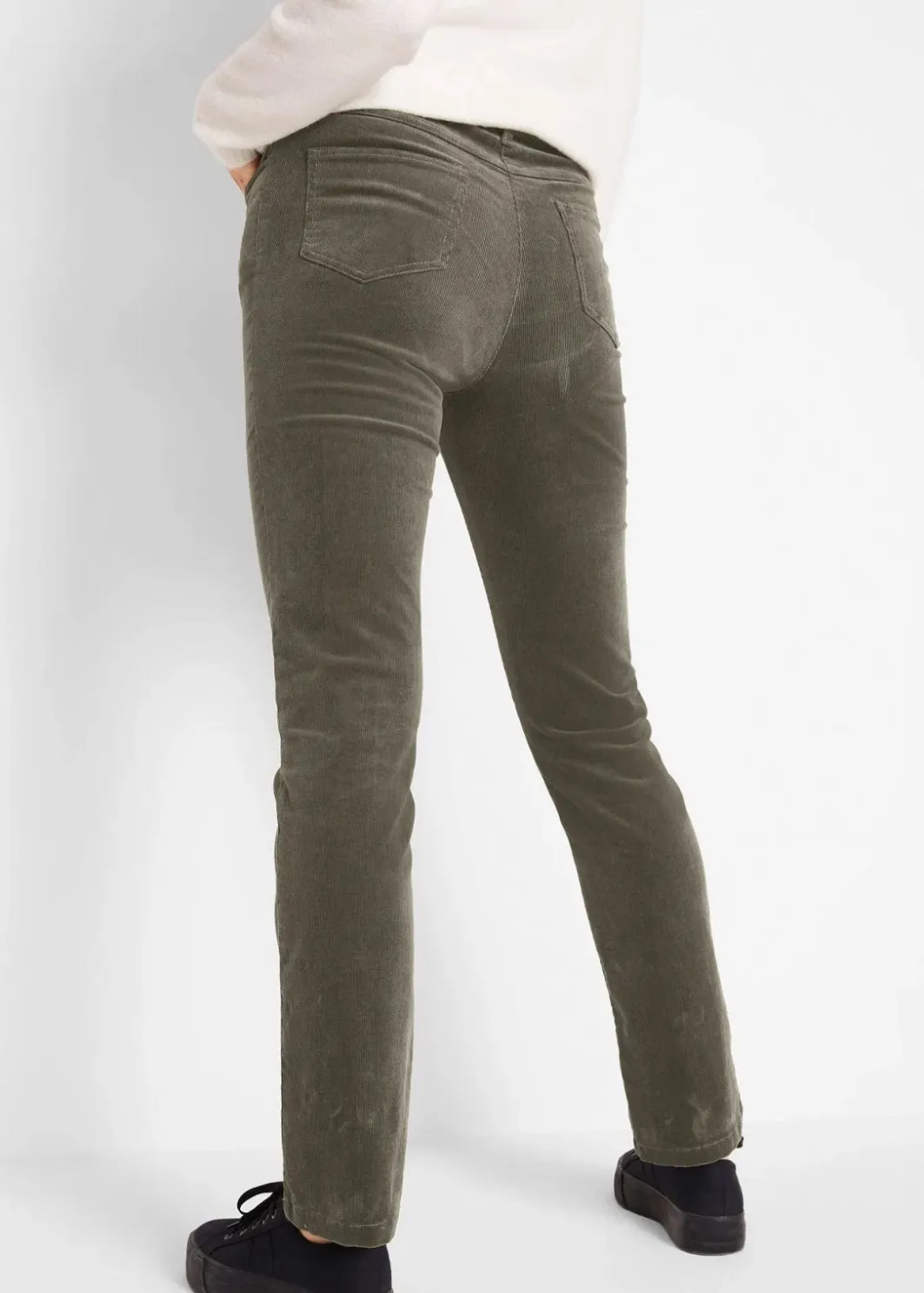 Discount Stretch-Cordhose, Straight Damen Hosen|Bekleidung·Kleider