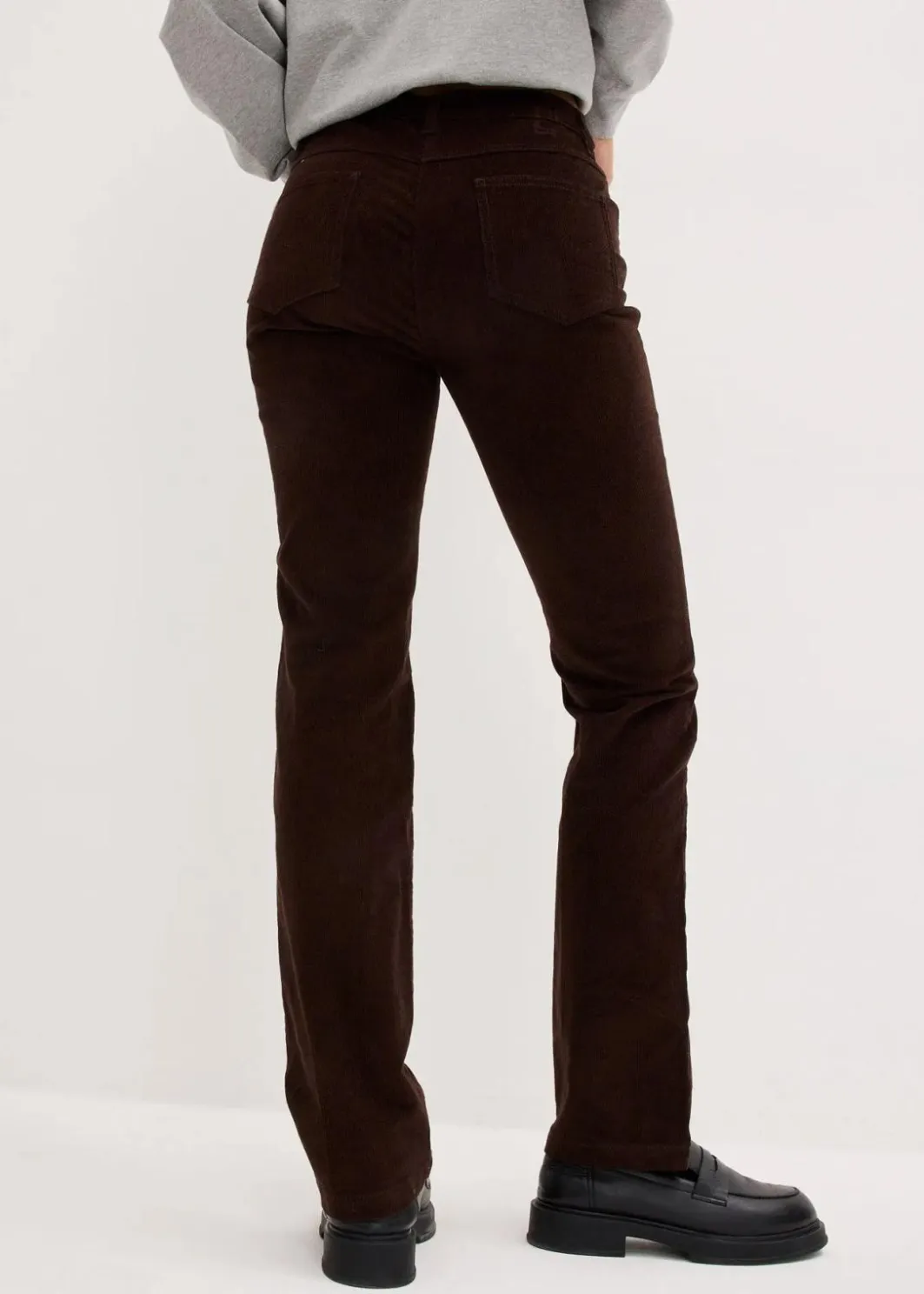 New Stretch-Cordhose, Straight Damen Hosen|Bekleidung·Kleider