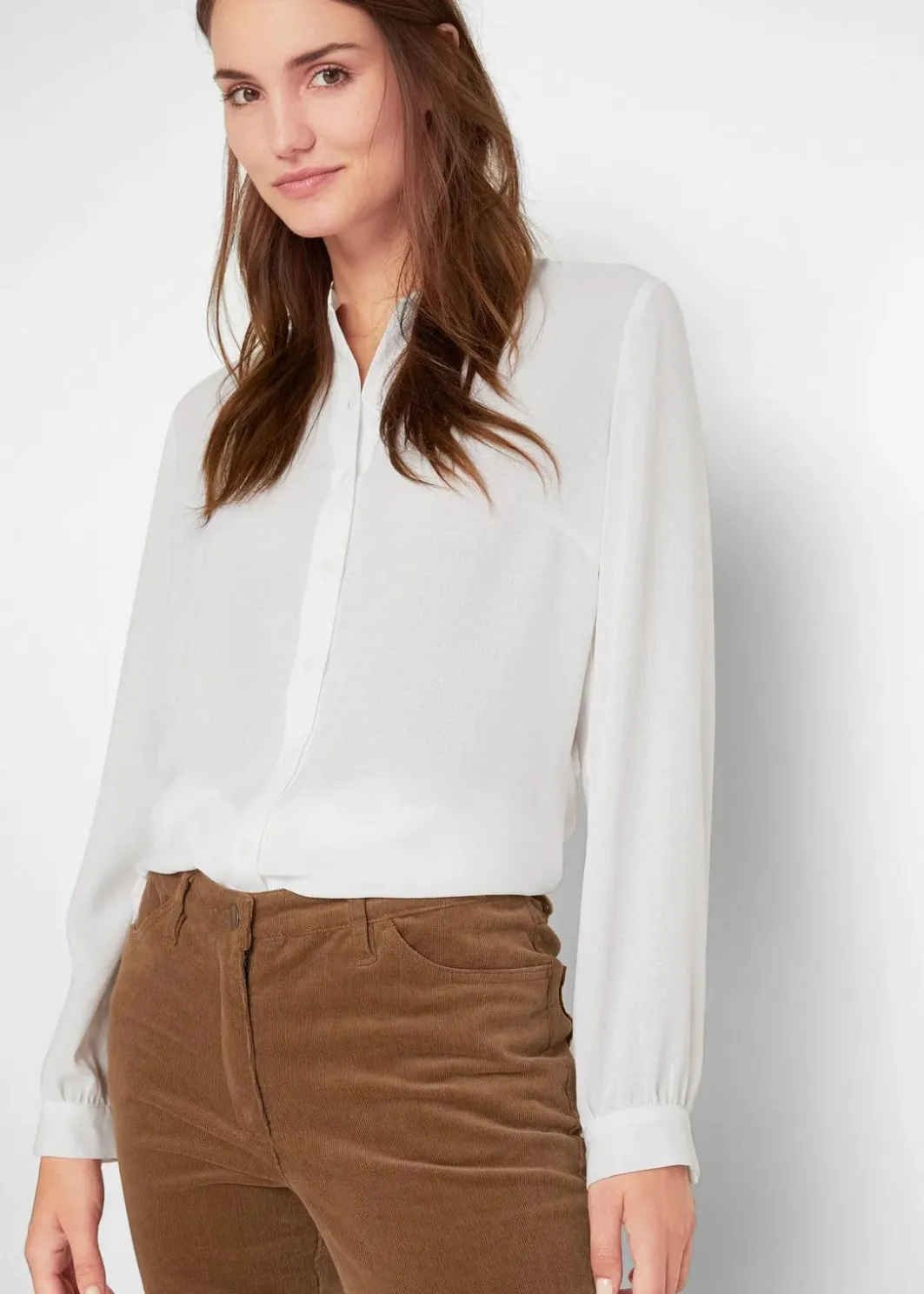 Damen bonprix Hosen|Bekleidung·Kleider|Stretch-Cordhose, Straight