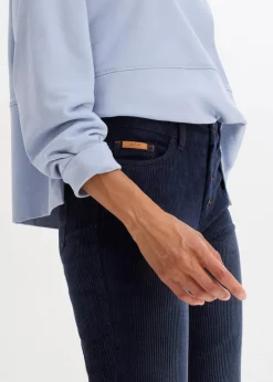 Hot Stretch-Cordhose, Wide Damen Bekleidung·Kleider
