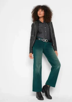 Sale Stretch-Cordhose, Wide Damen Hosen|Bekleidung·Kleider
