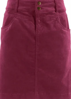 Outlet Stretch-Cordrock Damen Röcke|Bekleidung·Sportbekleidung